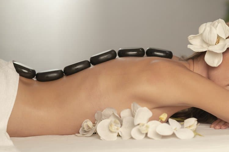 CBD oil massage, & hot stone massage therapy